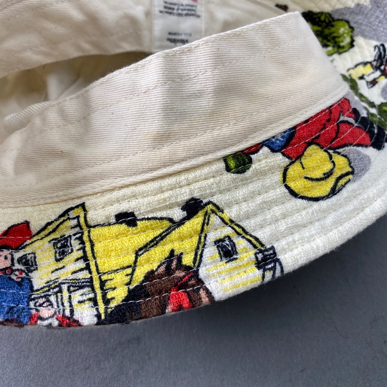 A22 日本製 VISVIM ビズビム DOME BUCKET HAT バケットハット サイズ:ML マルチカラー コットン100% メンズ 男性用