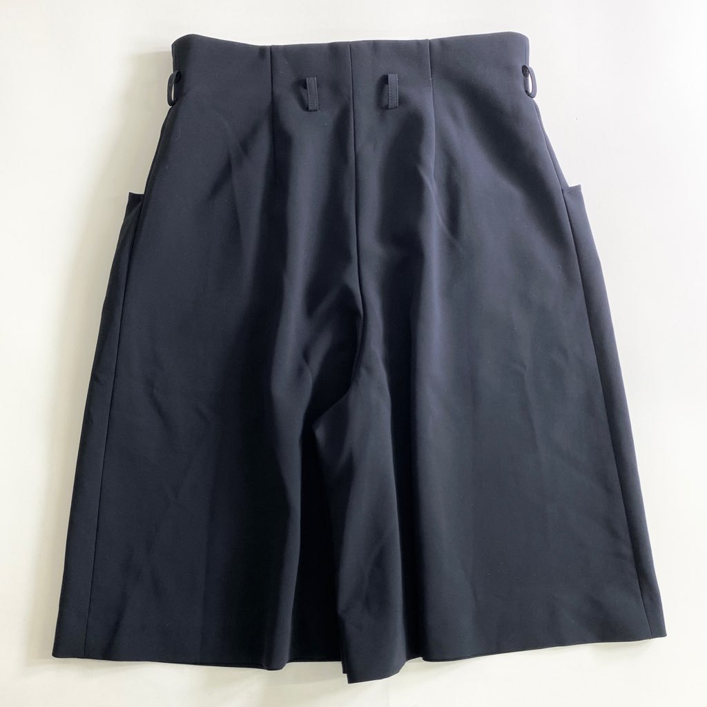 63b13 DAISY LIN デイジーリン フォクシー 日本製 06275 フレアキュロットパンツ ショートパンツ 42 ネイビー MADE IN JAPAN 春