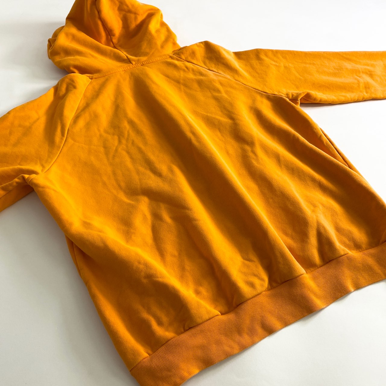 64L8 COMME des GARCONS コムデギャルソン × gosha rubchinskiy ゴーシャラブチンスキー リフレクターロゴ ワイド パーカー フーディー オレンジ レディース
