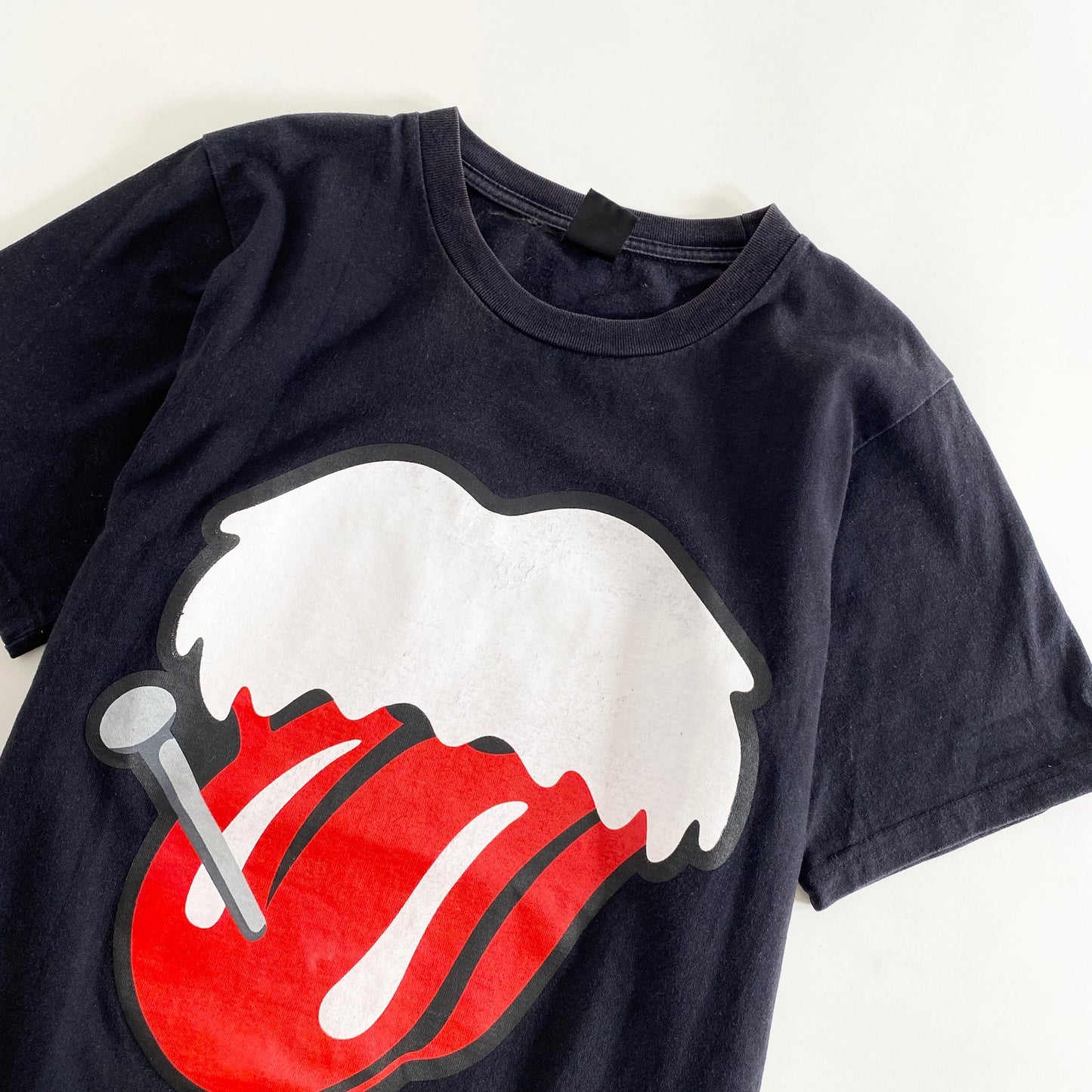 45L2 NUMBER NINE ナンバーナイン カート期 ローリングストーンズ Tシャツ ブラック カットソー TEE