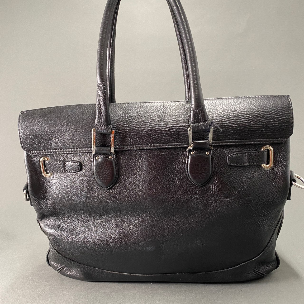 BL9 PELLE MORBIDA ペッレ モルビダ フラップトートバッグ ブラック レザー Maiden Voyage MB055A