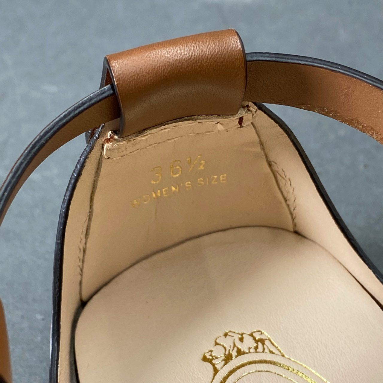 2c8 《美品》 TOD'S トッズ イタリア製 グルカサンダル ドライビングシューズ フラットシューズ ストラップ 36 1/2 ブラウン レザー MADE IN ITALY