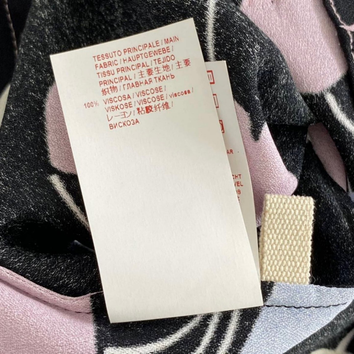 55i5 《美品》 MARNI マルニ 半袖カットソー Tシャツ ブラウス トップス 花柄 ロゴ胸元ポケット サイズ40 マルチカラー レーヨン100% レディース