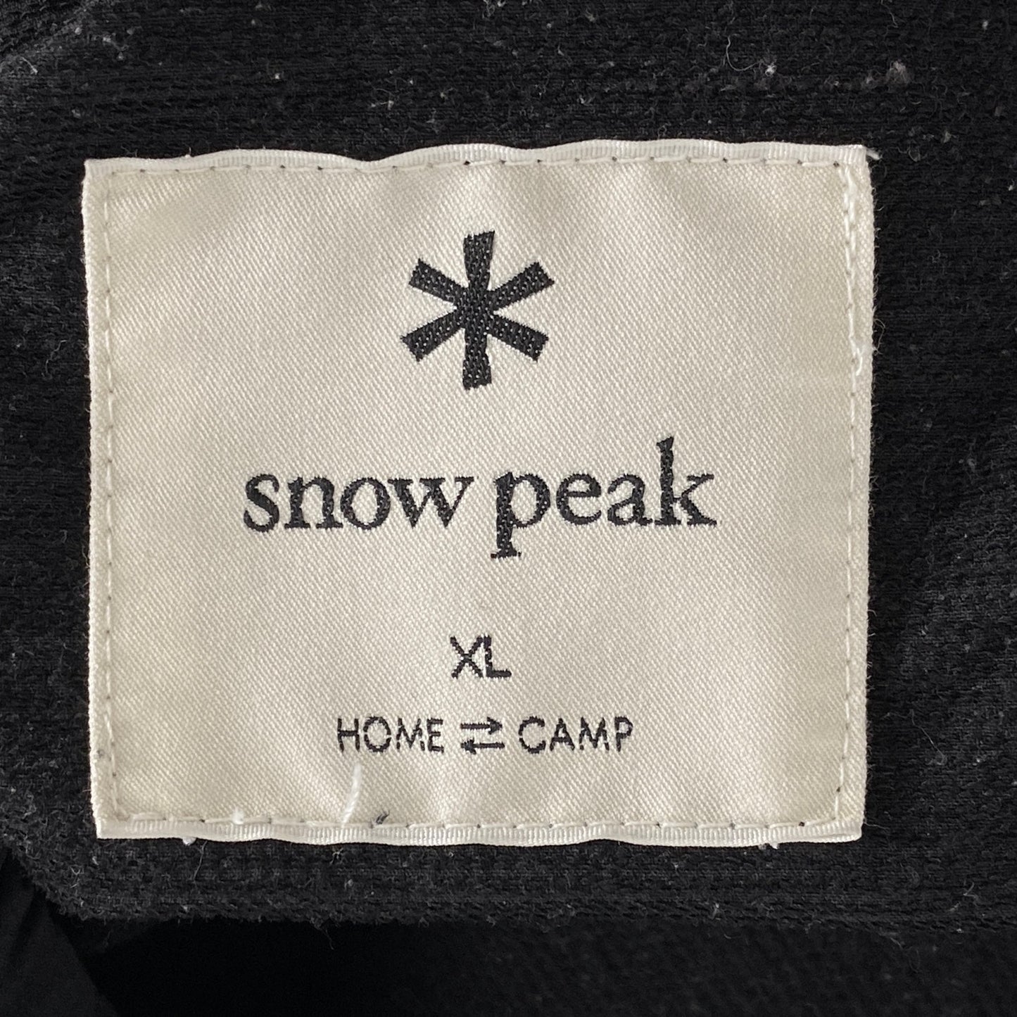 10a20 大きいサイズ Snow Peak スノーピーク ナイロンパンツ ロングパンツ PA-21AU004 XL ブラック キャンプウェア ウール混 アウトドア