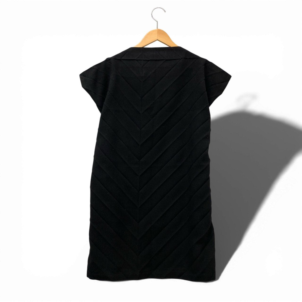 83b17 【美品】ISSEY MIYAKE me イッセイミヤケ ミー プリーツチュニックワンピース 変形チュニックワンピース MI63FT483 ブラック ポリエステル100％ レディース 女性用u02t