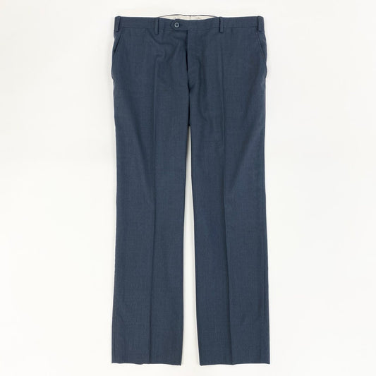 28f14 Brioni ブリオーニ テーパードパンツ ボトム フォーマル シルク混紡 イタリア製 メンズ 男性用 54R ネイビー