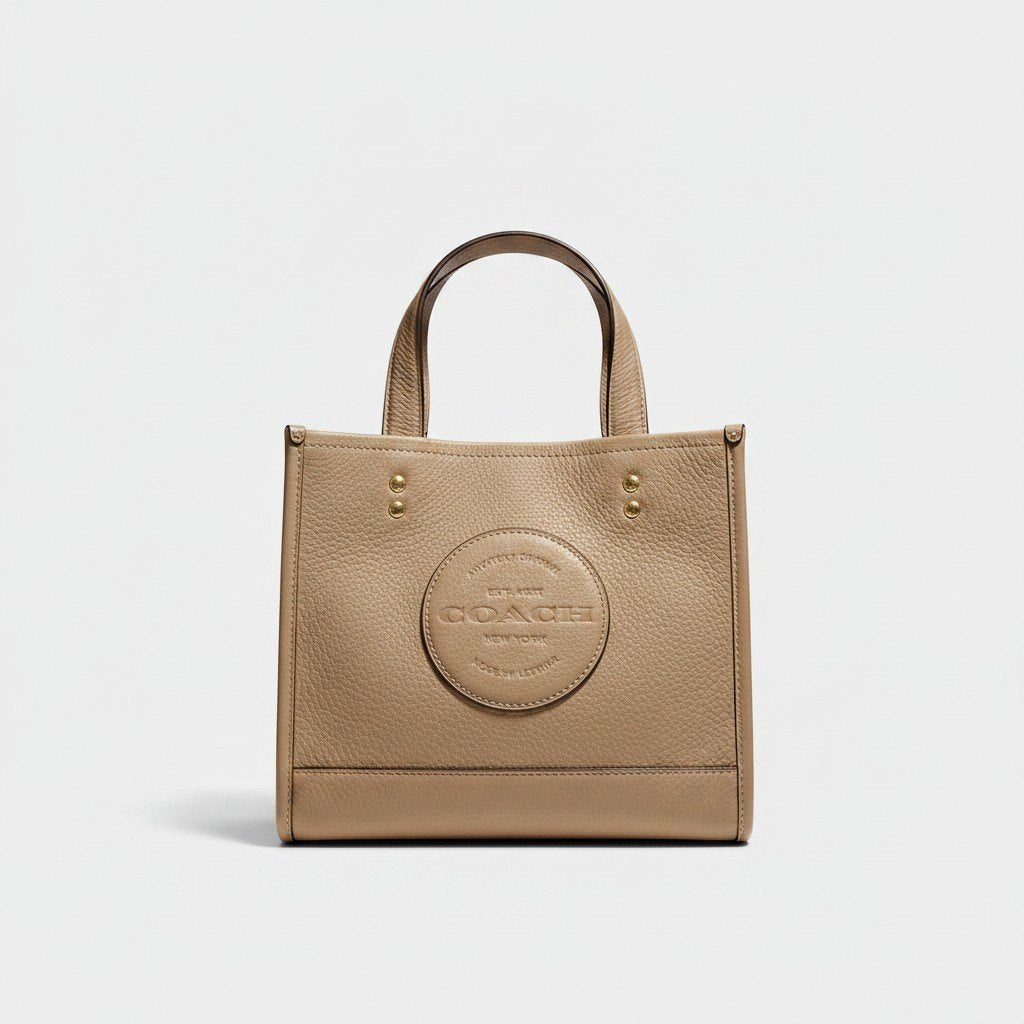 f11《極美品》 COACH コーチ デンプシー 2Way トートバッグ Dempsey 2-Way Shoulder Bag L2240 / C5268 ベージュt18r