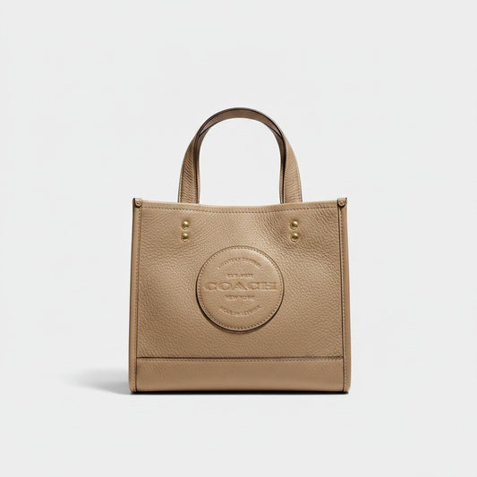 f11《極美品》 COACH コーチ デンプシー 2Way トートバッグ Dempsey 2-Way Shoulder Bag L2240 / C5268 ベージュt18r