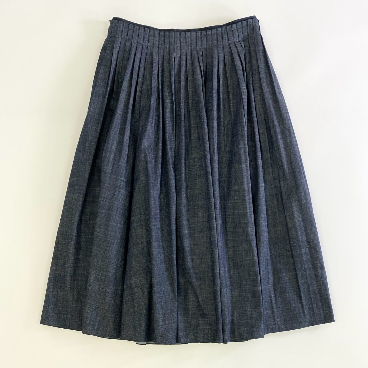 29j9 《美品》定価\71,500 FOXEY NEW YORK フォクシー ニューヨーク 24年モデル Georgia Skirt ジョージア スカート 44228 40 インディゴ 日本製