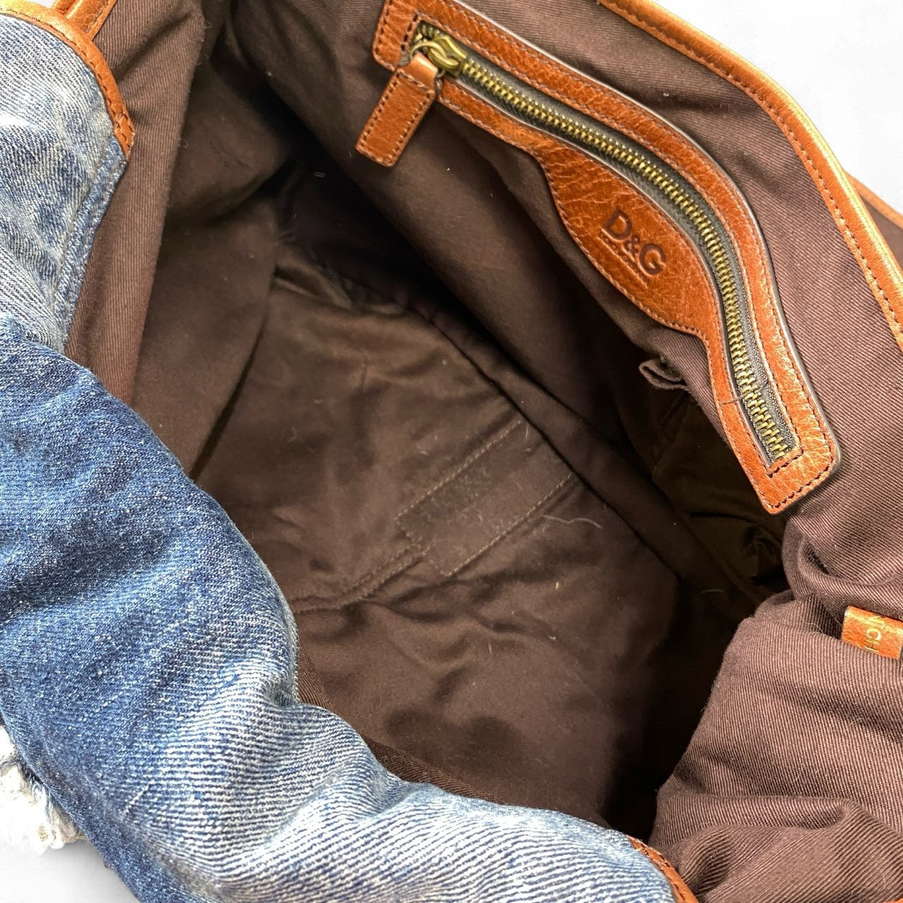 ak18 D&G DOLCE&GABBANA ドルチェ＆ガッバーナ 00’ｓ Vintage doubleflap denim Shoulderbag メンズ ショルダーバッグk02i