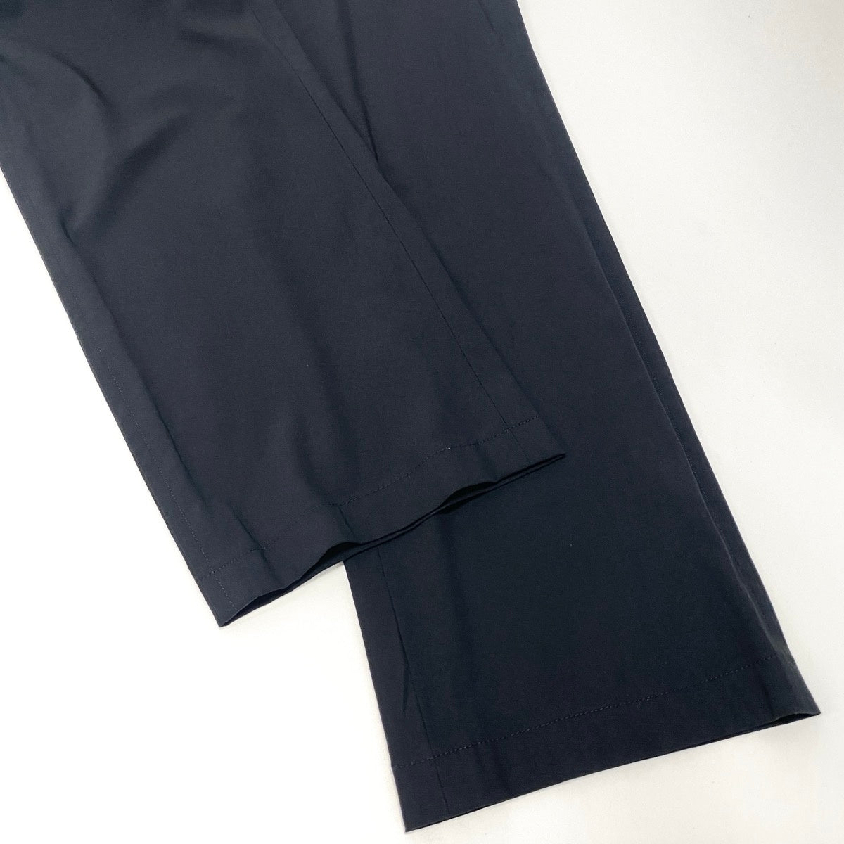 Eh1 JIL SANDER スラックスストレートパンツ イタリア製 36サイズ ブラック レディース 女性用ta2