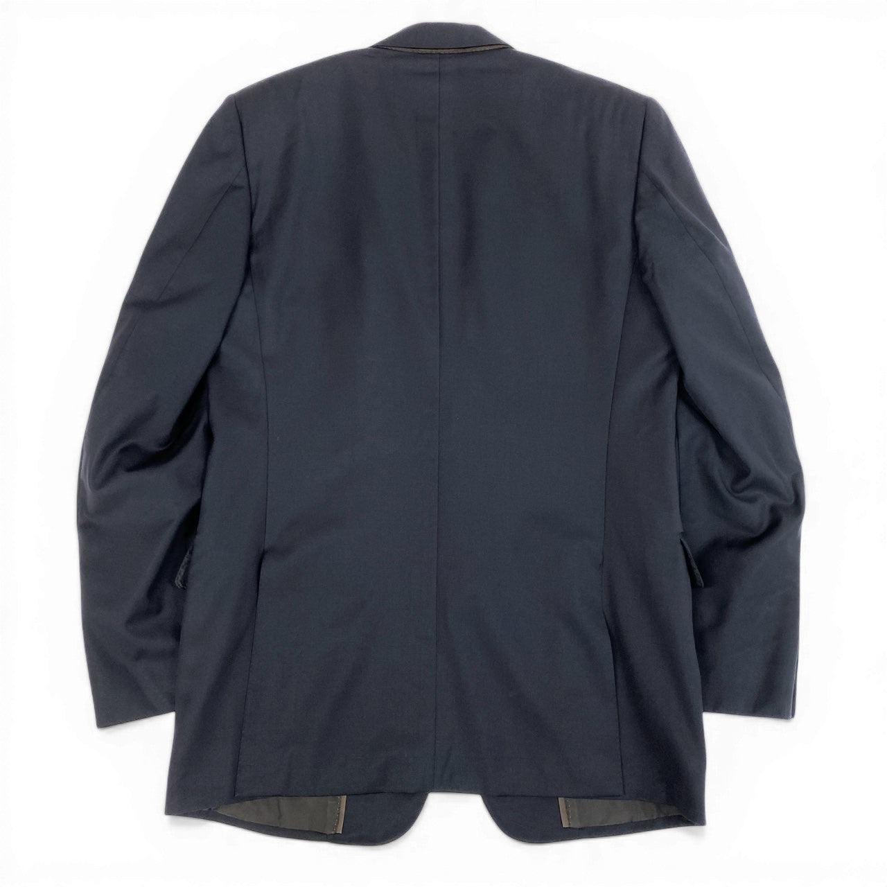 Md7 LOUIS VUITTON ルイヴィトン テーラードジャケット ウールジャケット ブレザー 金ボタン 48サイズ ネイビー ウール100％ メンズ 男性用o07t