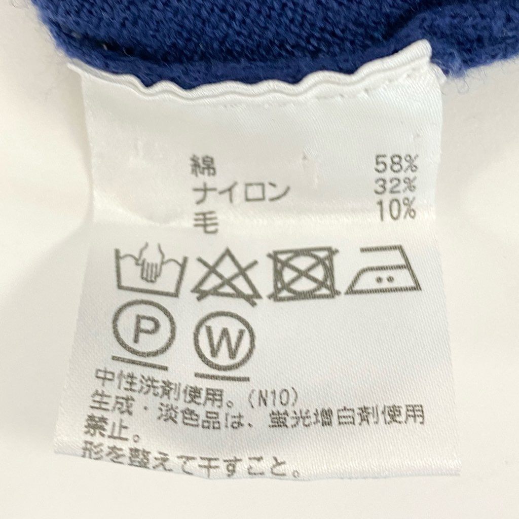 5a12 TOKUKO 1er VOL トクコプルミエヴォル チュニックワンピース ロングスリーブ ニットワンピース 猫刺繍 レディース 女性用 サイズ9 ブルー ライトブルーu02t