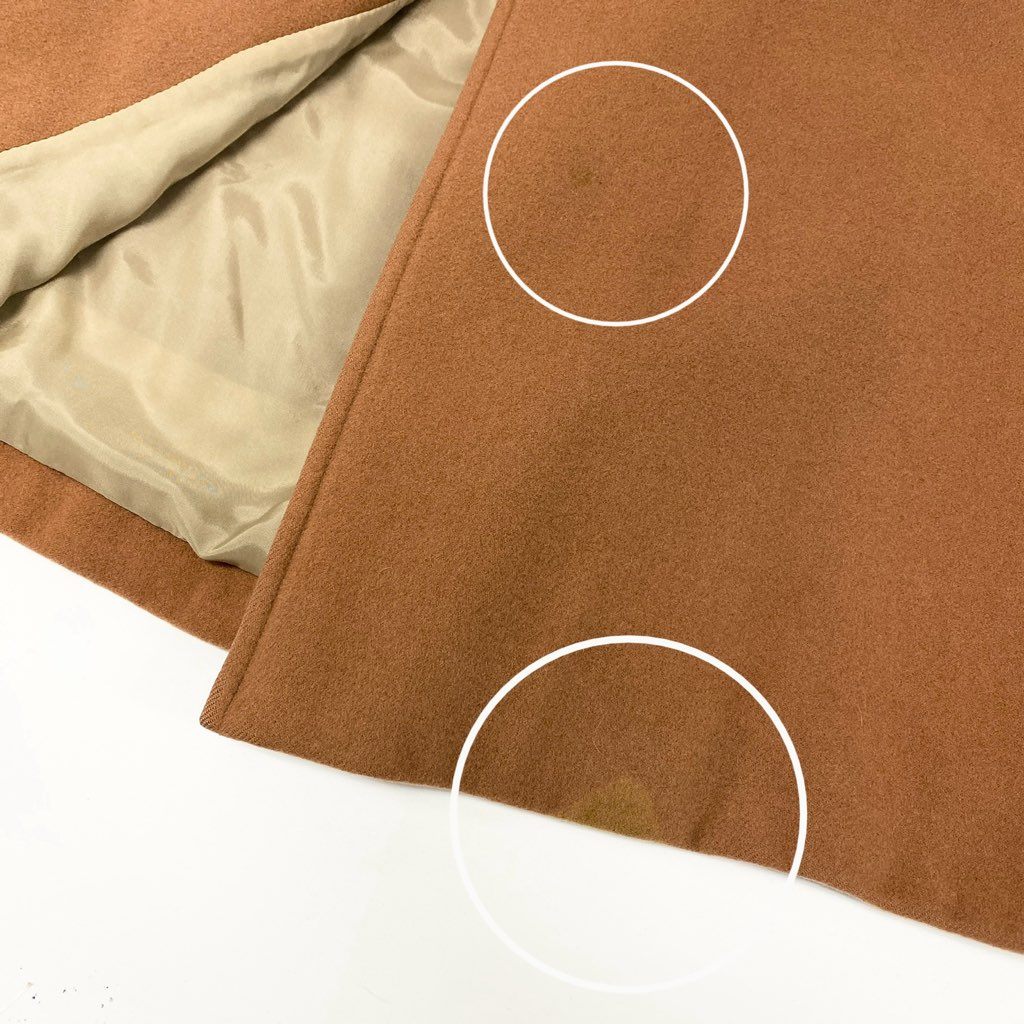 3l27 YVES SAINT LAURENT イヴサンローラン YSL 金ボタン ウールロングコート サイズS キャメル 画像参照 Vintage ヴィンテージ レトロ 女性服t18r