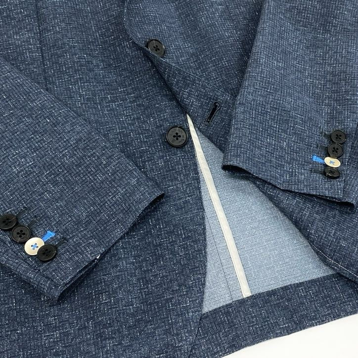 79g24 LANVIN en Bleu ランバンオンブルー セットアップスーツ ジャケット パンツ  LB-6M-51711 50 ブルー メンズ_