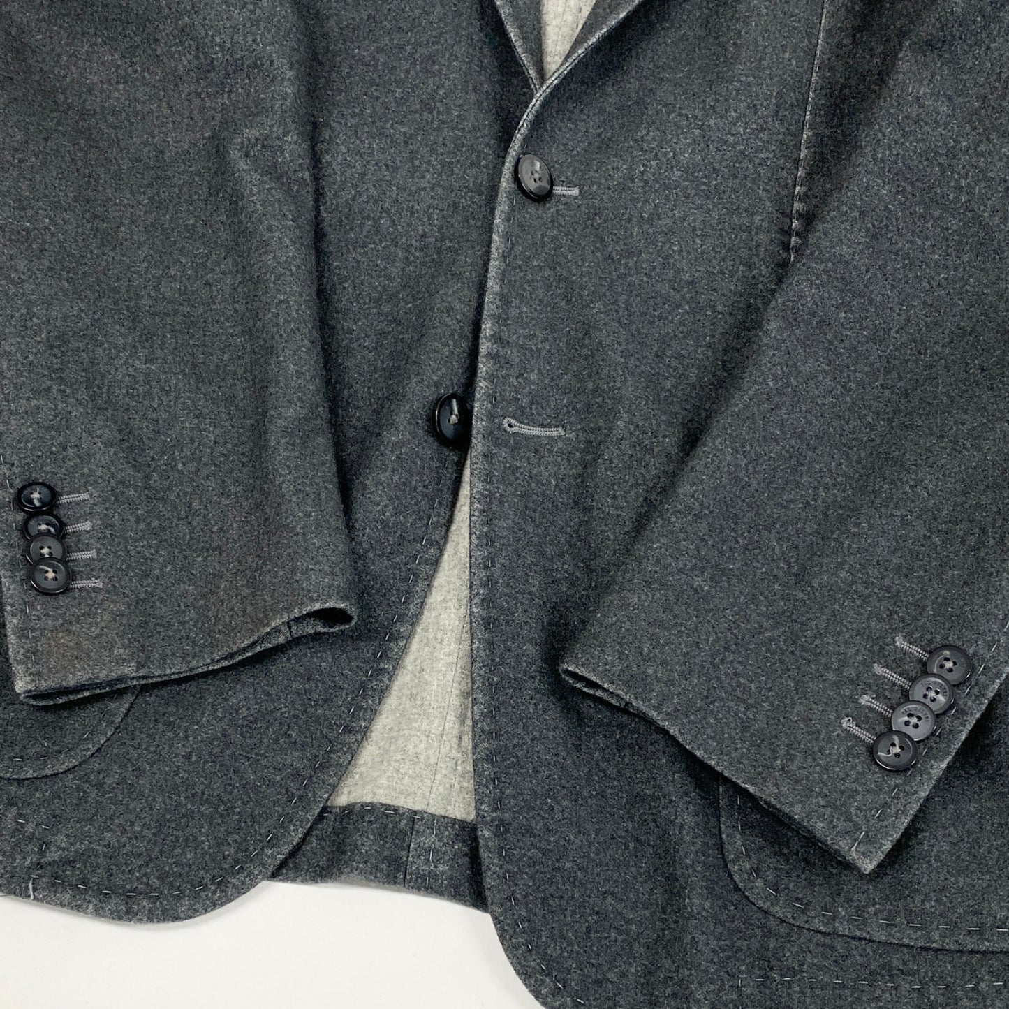 52l20 Pal Zileri パルジレリ テーラードジャケット シングルブレスト 薄手アウター 50 グレー メンズ 男性用o07t