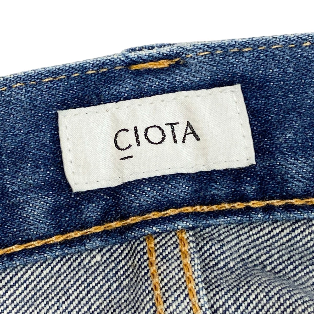 50f29 CIOTA シオタ 21ss BLOOM&BRANCH 別注 デニムパンツ ストレート PTM-10XX サイズ31 インディゴ コットン100％ メンズ 男性用o07t
