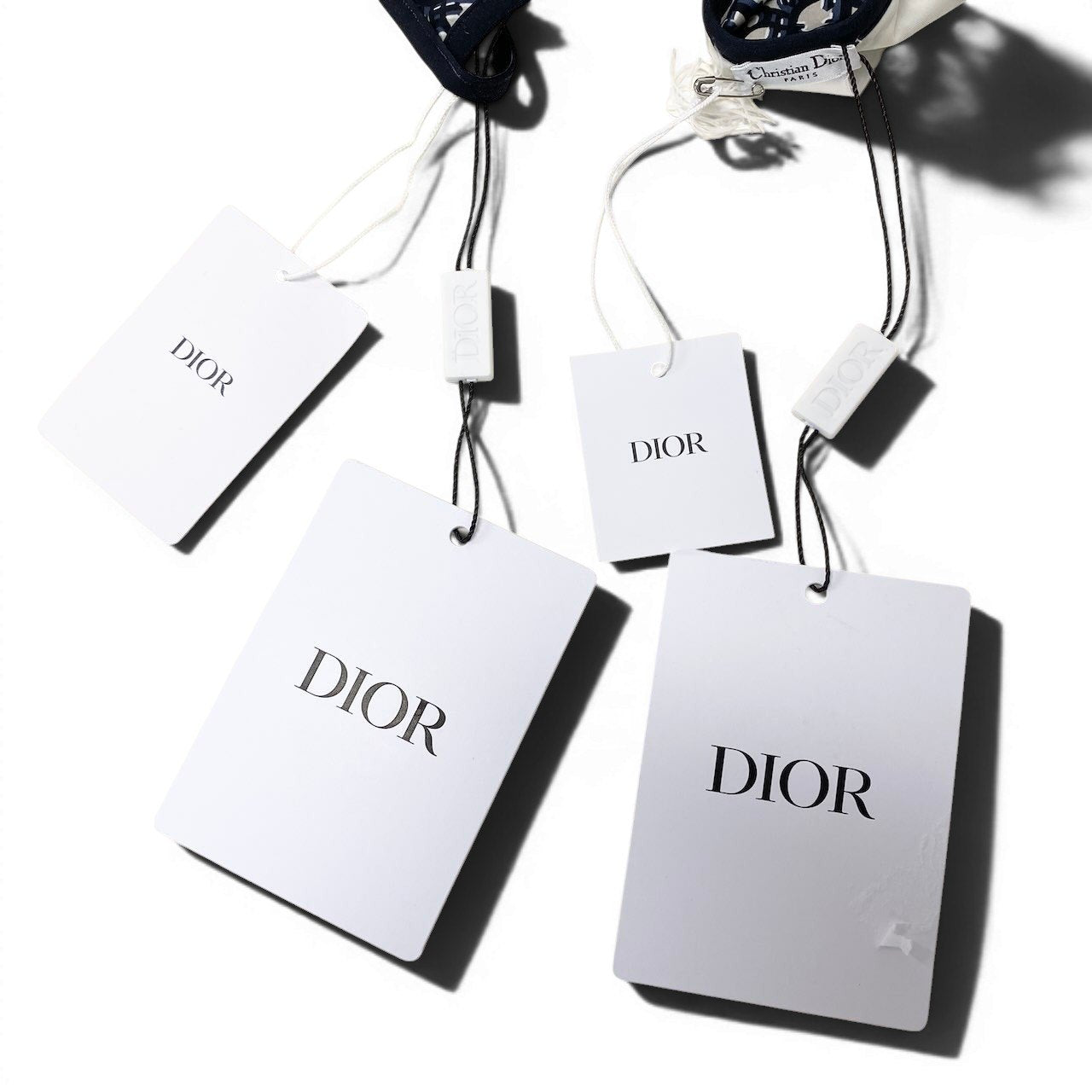 e29【新品】 Christian Dior クリスチャンディオール オブリーク テクニカル ファブリック セパレートビキニ 水着 総柄 サイズM マルチカラー レディース 女性用k02i