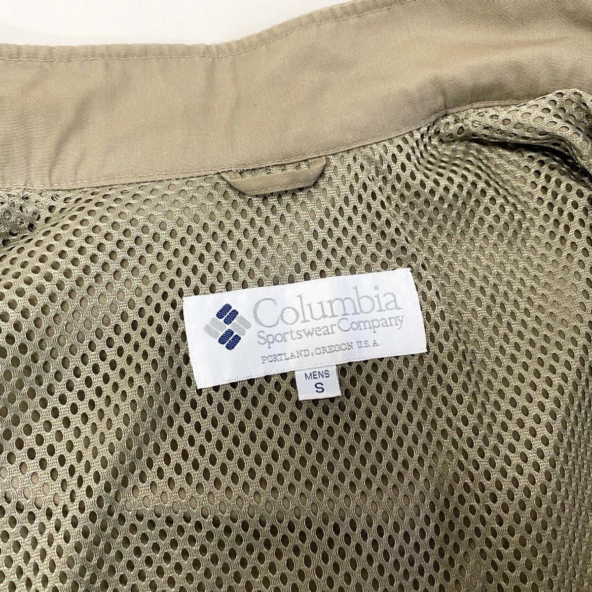 54g11 Columbia コロンビア PFG フィッシングジャケット ベスト 2way S4FM134HW サイズS カーキ メンズu02t