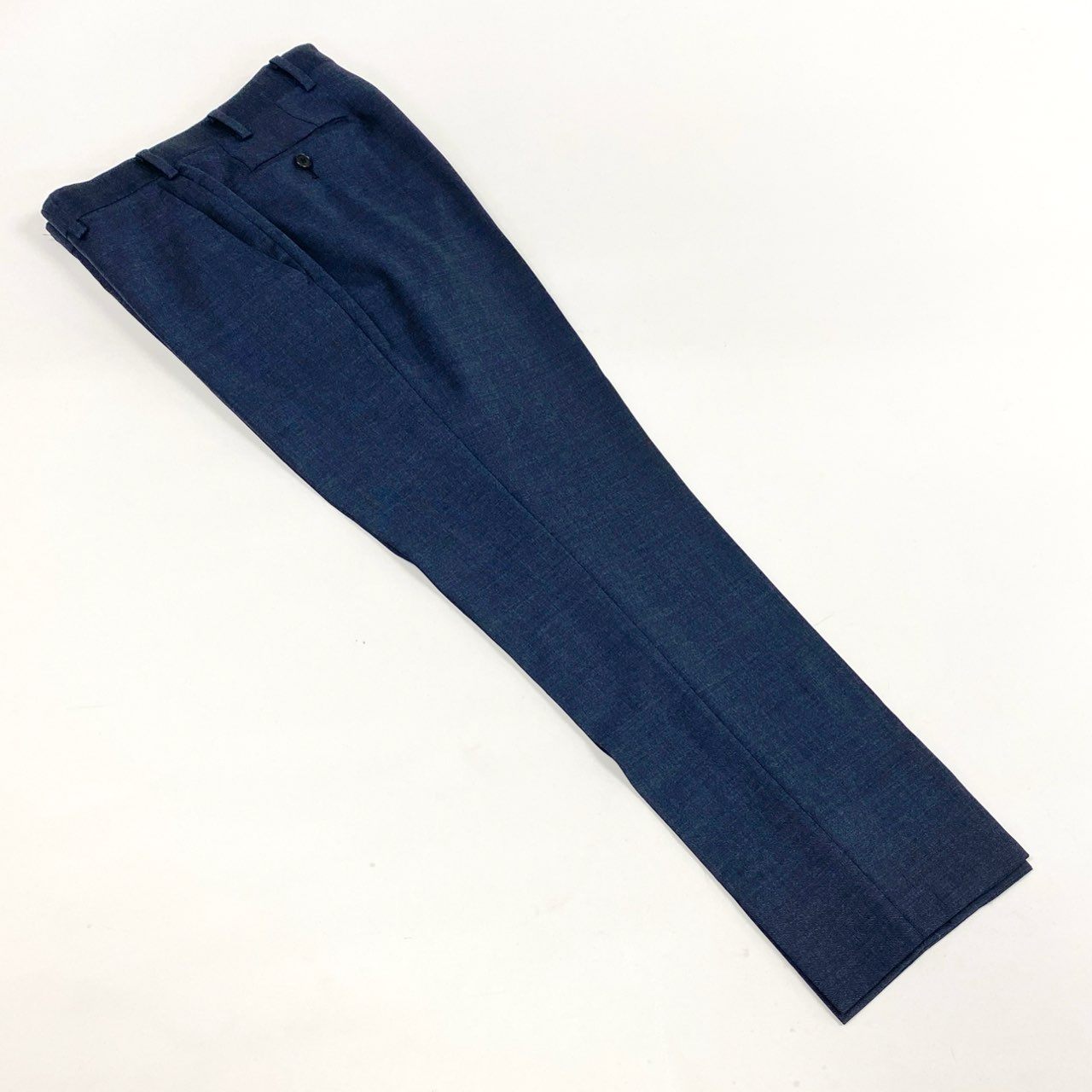 6L17 MACKINTOSH LONDON マッキントッシュ スーツセットアップ テーラードジャケット スラックス 日本製 36Rサイズ ネイビー メンズu02t