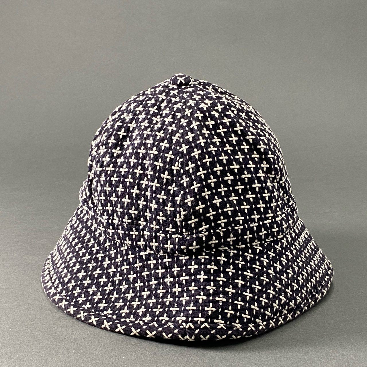 h2 Sasquatchfabrix. サスクワァッチファブリックス BUCKET HAT バケットハット 刺し子 ロゴ刺繍 16SS-GOH-002 Lサイズ ブラック