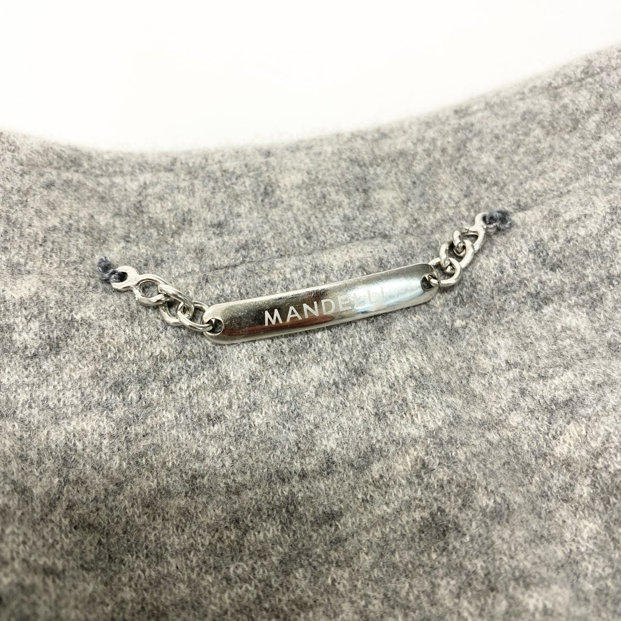 36c10【美品】ENRICO MANDELLI エンリコマンデッリ カシミヤテーラードジャケット ブレザー アウター 50サイズ グレー メンズ 男性用o07t