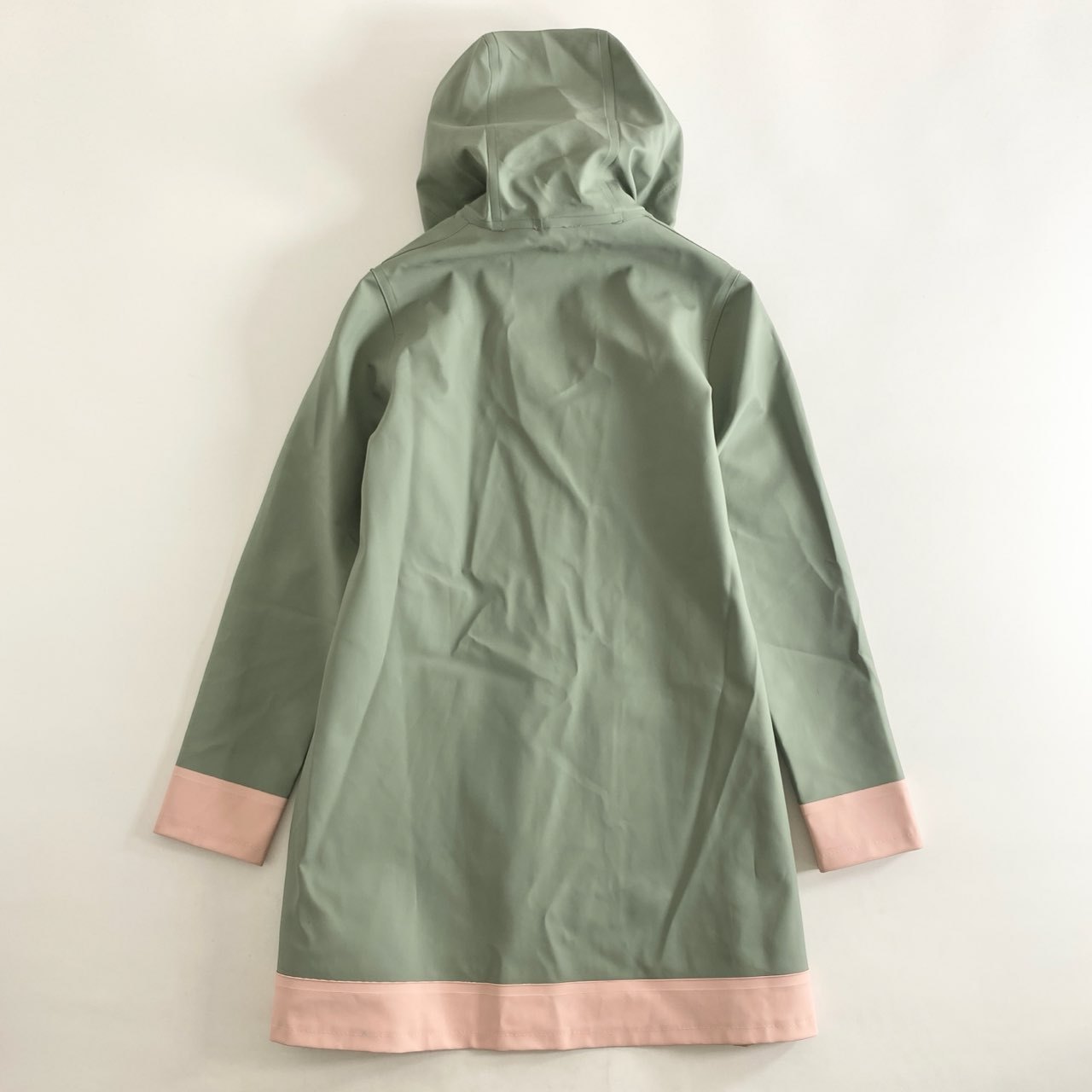 88i3 STUTTERHEIM ストゥッテルハイム BARNEYS NEWYORK バーニーズ ニューヨーク レインコート XS グリーン ピンク アウター