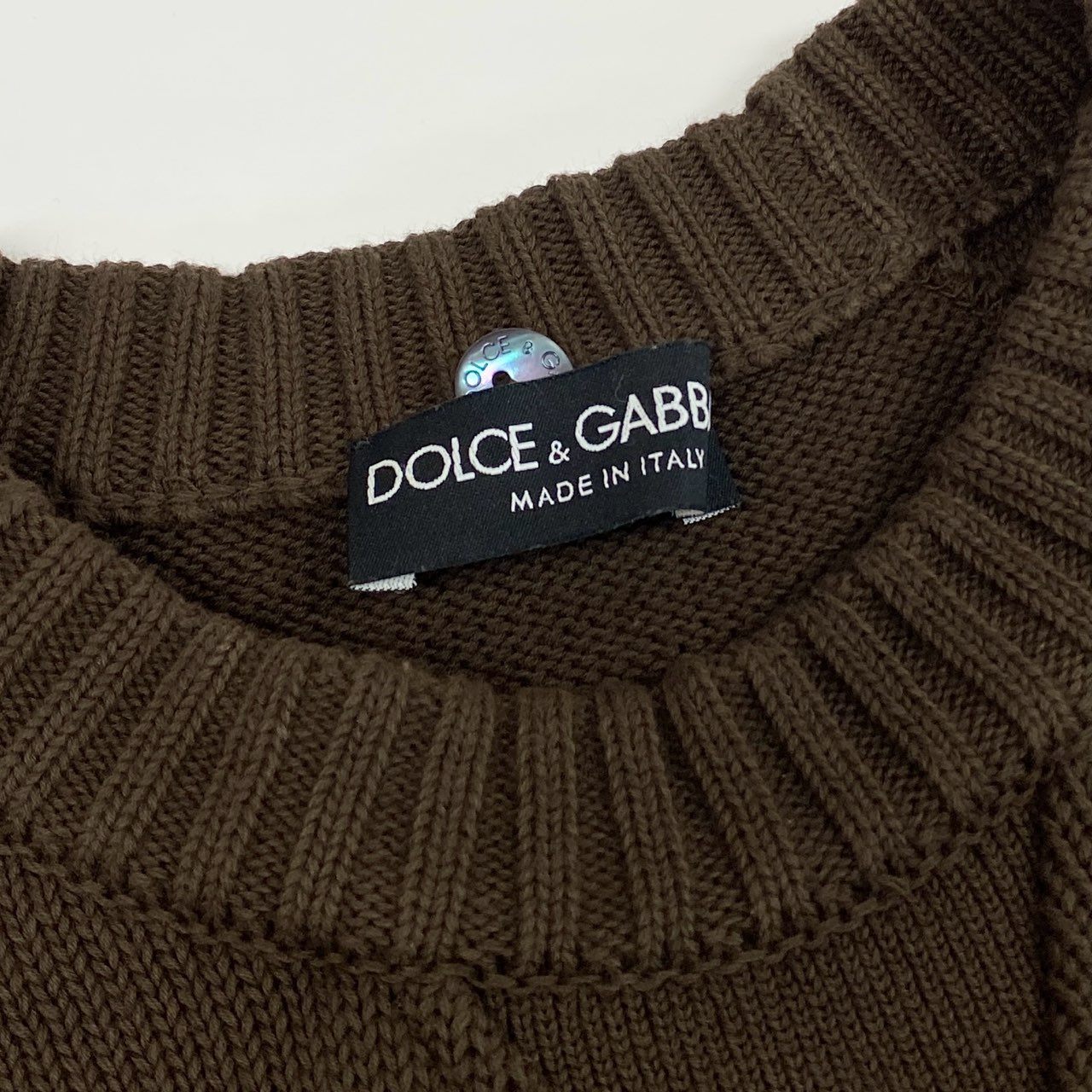 2L27 Dolce & Gabbana ドルチェアンドガッバーナ ドルガバ Front Logo Knit Vest ブランドロゴ ニットベスト Size 50 メンズ 男性用k02i