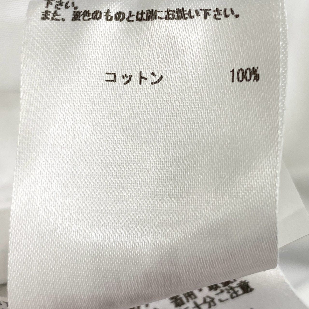 Eb2《美品》 JIL SANDER ジルサンダー ギャザーネック オーバーサイズ シャツ ブラウス トップス JSPP602306 36 ホワイト コットン レディースu02t