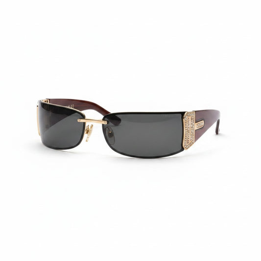 e13 DOLCE&GABBANA ドルチェアンドガッバーナ DG リムレスサングラス Rimless Sunglasses DG826S ブラック ボルドー アイウェア D&G ドルガバt18r