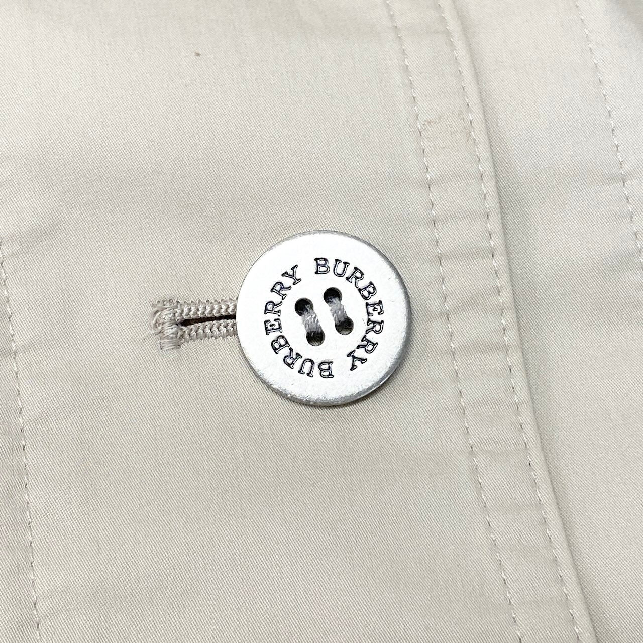 78d9 BURBERRY LONDON バーバリー ロンドン シャツジャケット Shirt Jacket サイズ38 ベージュ 山陽商会t18r