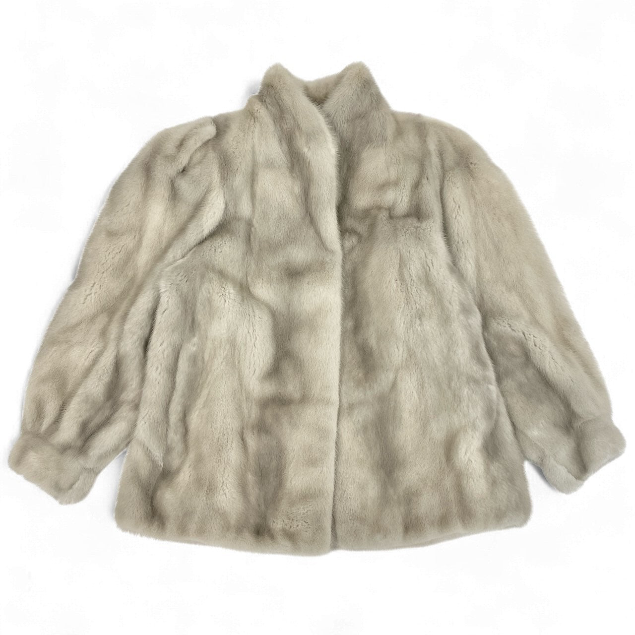 51k19 SAGA MINK サガミンク 銀サガ パールミンク コート F 最高級本毛皮 MINK FUR リアルファー 裏地刺繍t18r