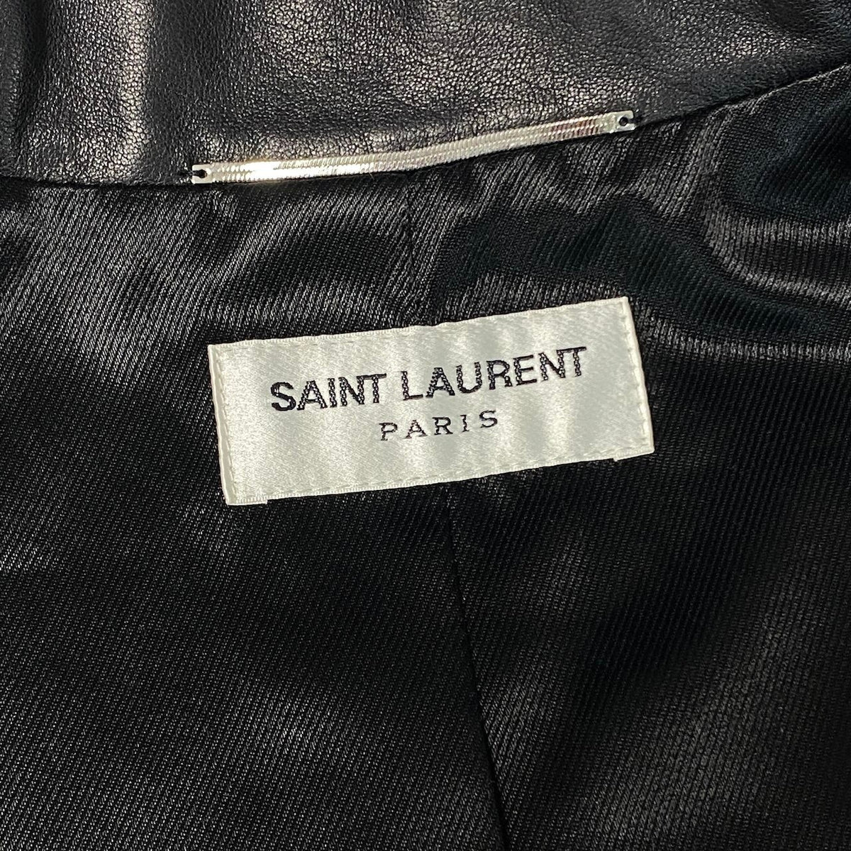 j29 《タグ付》 SAINT LAURENT サンローラン キースレザージャケット Keith Leather Jacket 362239 50 ブラックt18r
