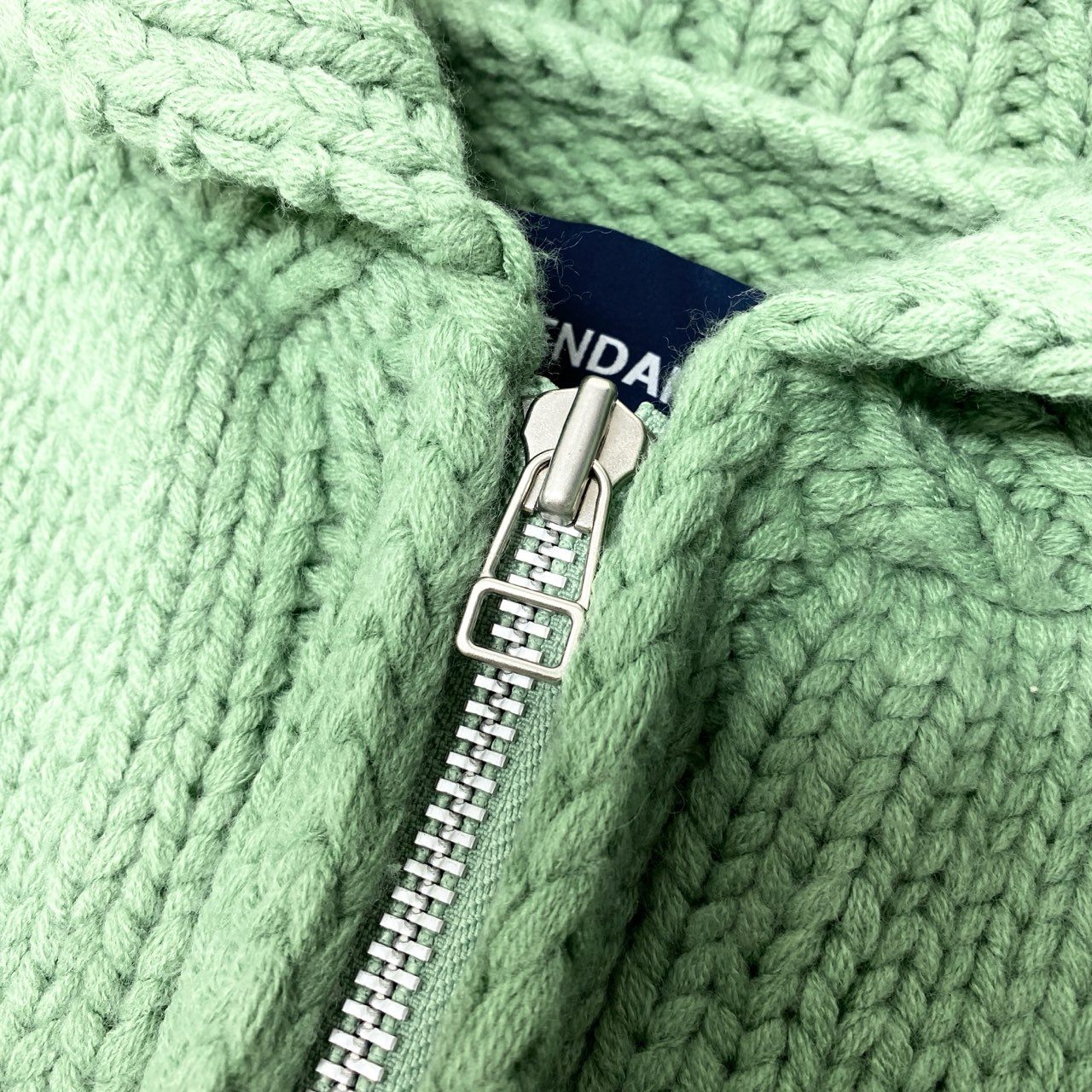 36c10 DESCENDANT ディセンダント 24AW COWICHAN SWEATER カウチンセーター ニットセーター 2サイズ グリーン ネイビー アクリル100％ メンズ 男性用o07t