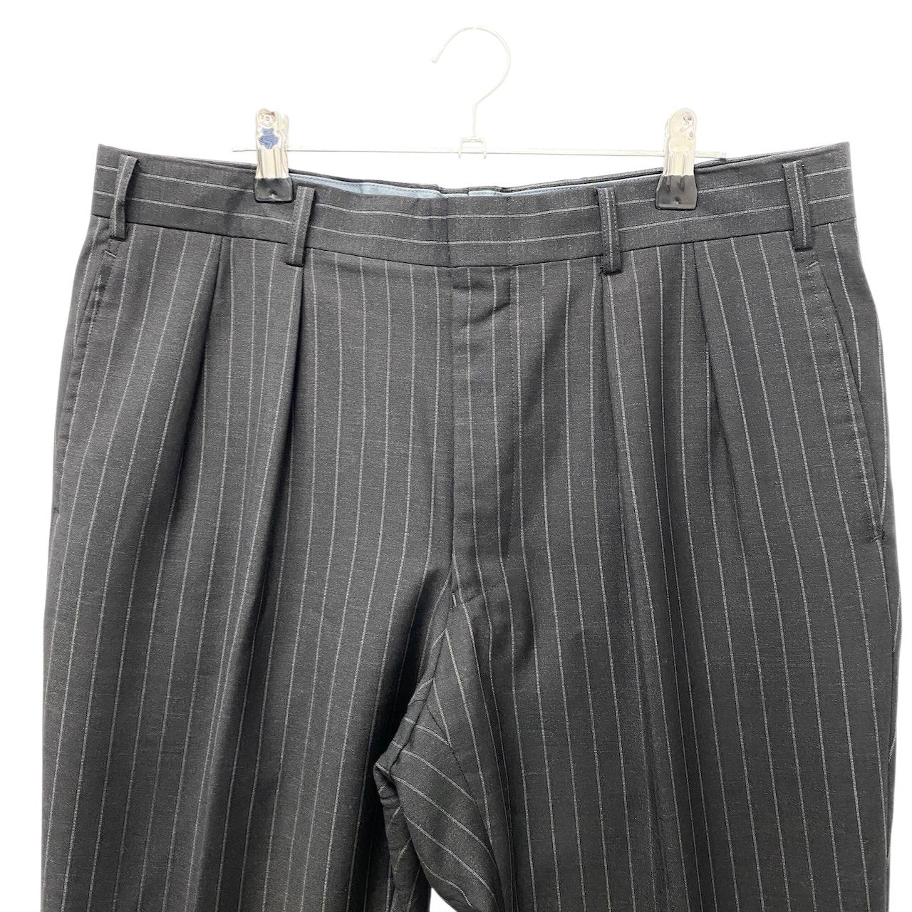 81c26 BURBERRY バーバリー セットアップスーツ テーラードジャケット ストライプ メンズ 男性用 BBD42-201-08 96-86-170AB5 ダークグレーo07t