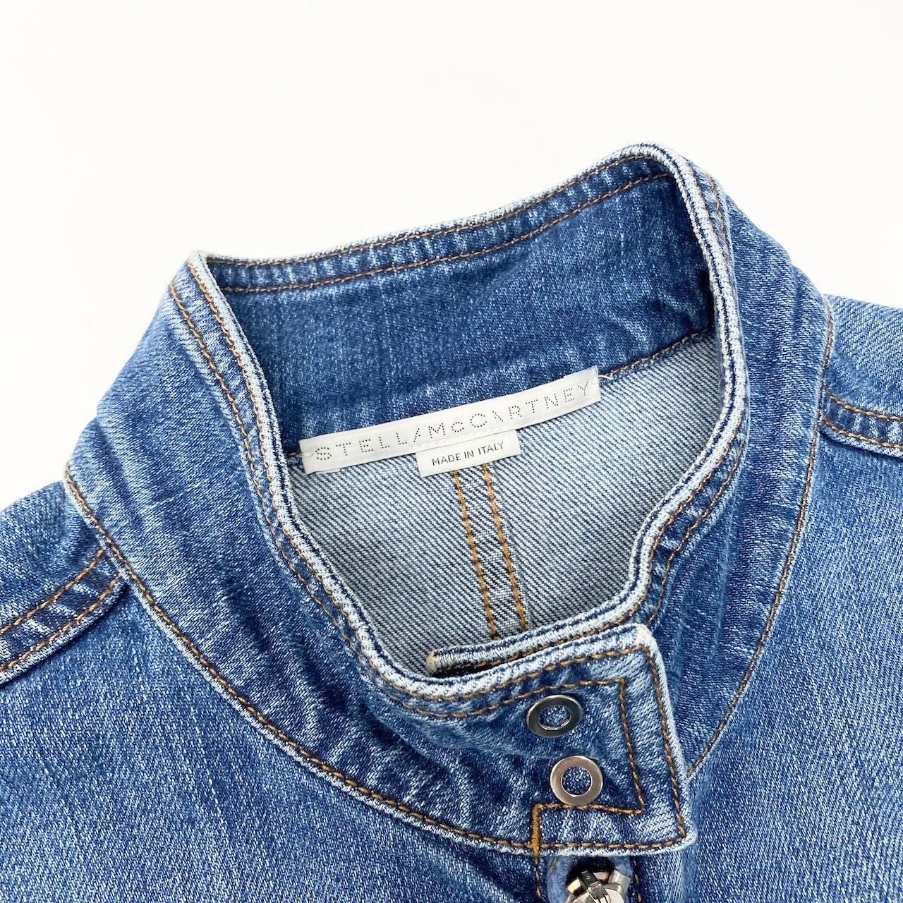 76c26 《美品》 STELLA McCARTNEY ステラマッカートニー デニムジャンプスーツ Denim Jumpsuit サイズ38 インディゴブルー オールインワンt18r