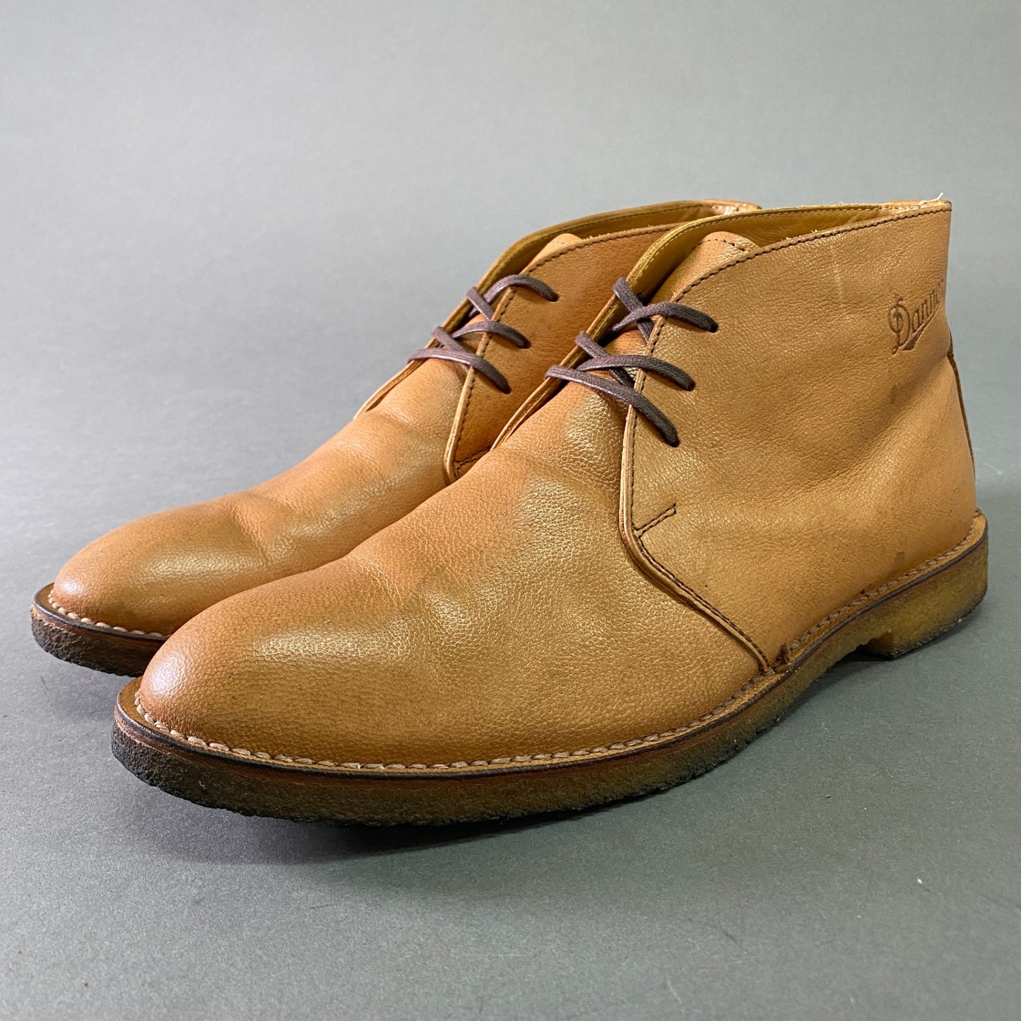 1a22 Danner ダナー OLNEY オルニー チャッカブーツ 9 ブラウン レザー ポストマン 本革 シューズ