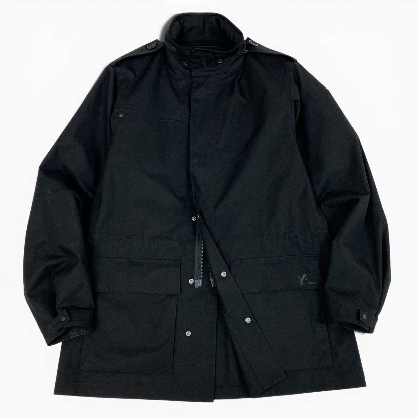 35L19《美品》 Y-3 ワイスリー FIELD JACKET フィールドジャケット JI7085 サイズS ブラック Yohji Yamamoto × adidast18r