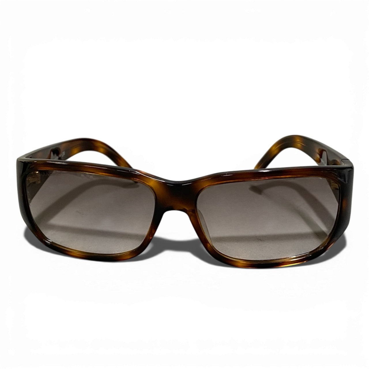 b15 CHANEL シャネル ココマーク サングラス アイウェア 5055 59□15 ブラウン レディースta1