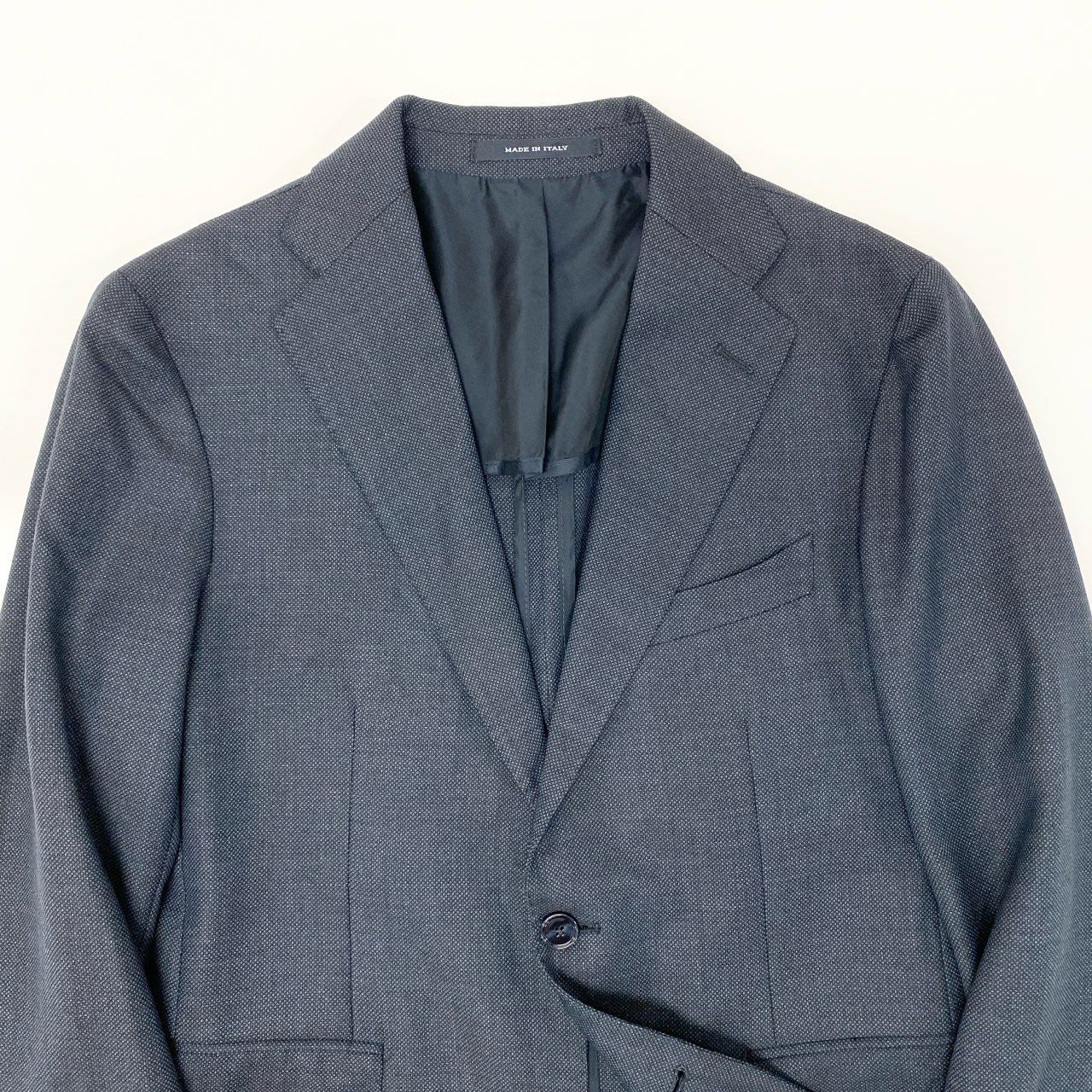 22i16 《美品》 TAGLIATORE タリアトーレ テーラードジャケット ブレザー 2SVJ22B01 サイズ46 ネイビー ウール メンズu02t