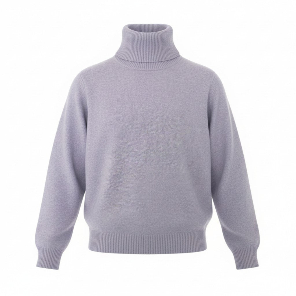 39l15 Drawer ドゥロワー 14G カシミヤタートルネックニット ニットセーター トップス 6513-106-0810 1サイズ パープル カシミヤ100％ レディースu02t