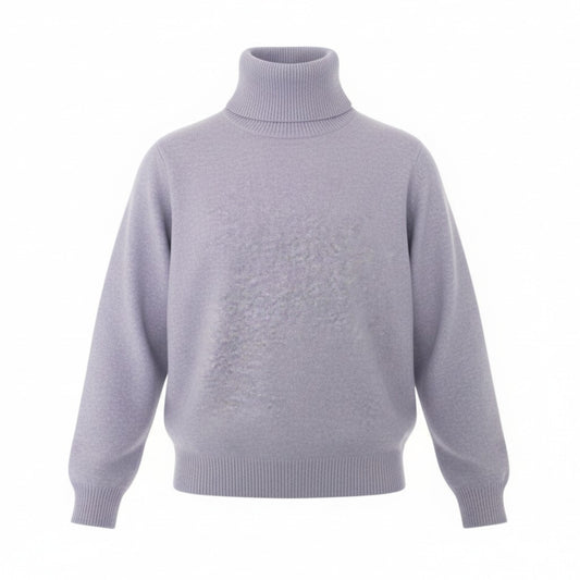 39l15 Drawer ドゥロワー 14G カシミヤタートルネックニット ニットセーター トップス 6513-106-0810 1サイズ パープル カシミヤ100％ レディースu02t