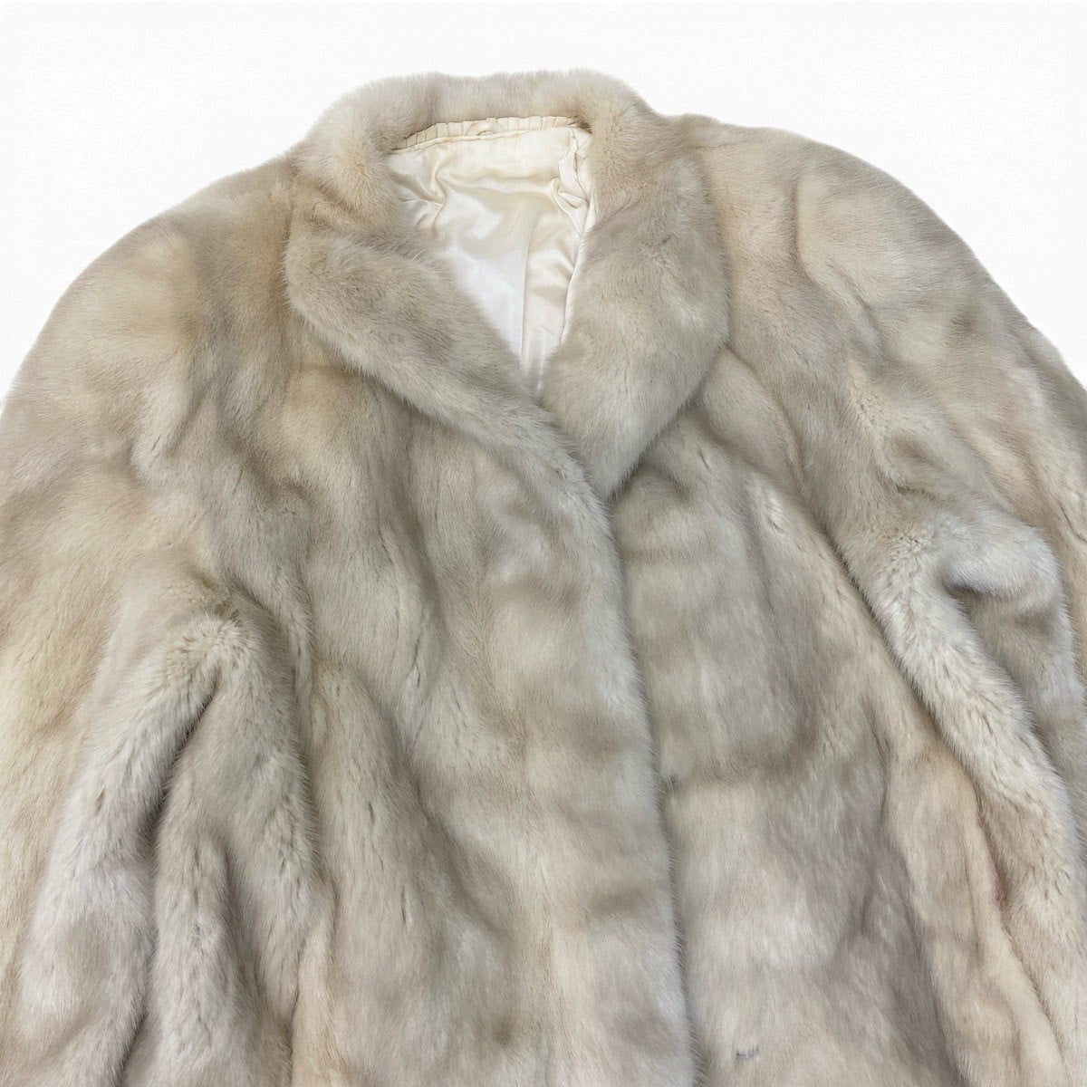 93i19 THE AMERICAN FUR AWARDS パールミンク ファーコート AMERICAN ULTRA F ホワイト 最高級本毛皮 Pearl Mink Fur Coatt18r