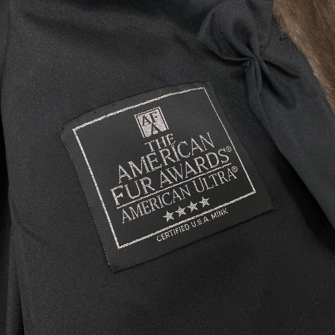 40j29 《美品》 AMERICAN FUR AWARDS アメリカン ファー アワード 四つ星 ブルーアイリスミンク ロングコート F 本毛皮 リアルファー MINK FUR 最高級毛皮 毛質◎ 毛並み◎t18r