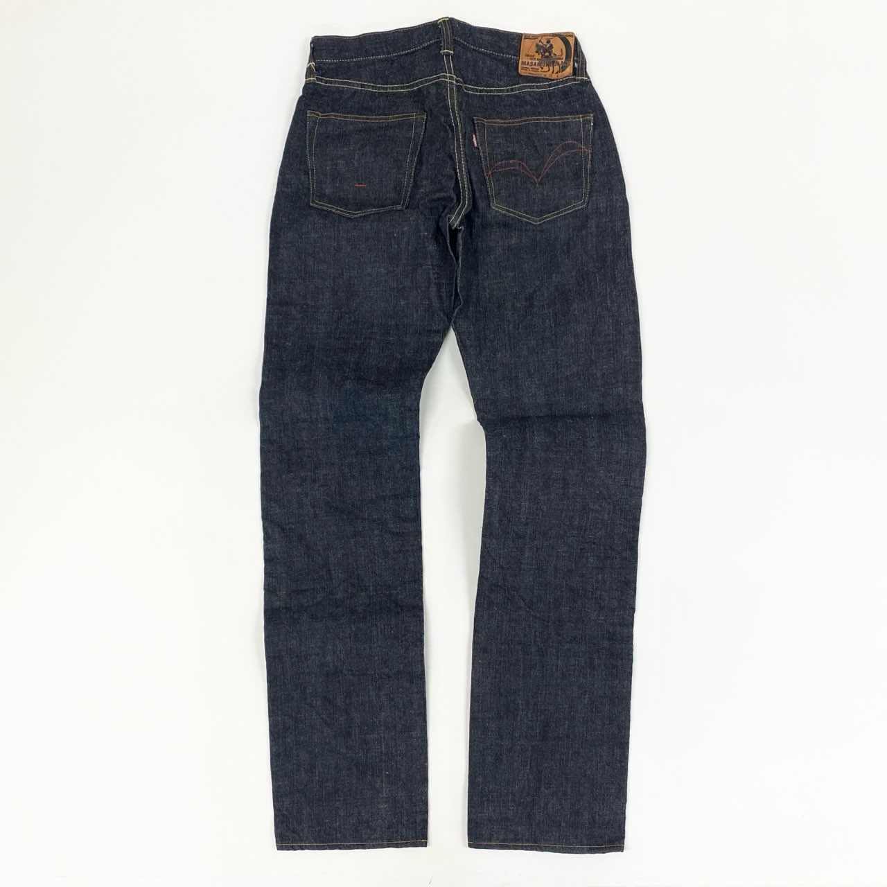 3a27 《美品》 SAMURAI JEANS サムライジーンズ ×Real Moon 15周年記念モデル MASAMUNE JEANS ノンウォッシュ デニムパンツ ボトムス ジーンズ RMSJ151 W32L36 インディゴブルー コットン