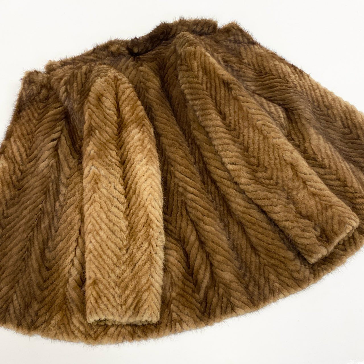 17a16 パステルミンク ミンクコート 毛皮コート ジャケット 11 ライトブラウン ミンクファー レディース 女性用t18r