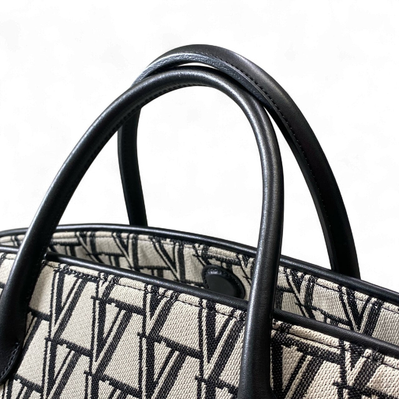 ak18 VERMEIL par iena SHIME別注 シィメ トートバッグ  キャンバス×レザー レディース 女性用 鞄k02i