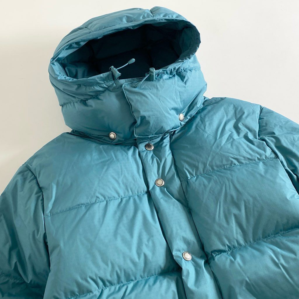 42e4 【美品】 thisisneverthat ディスイズネバーザット Classic Ripstop Down Jacket クラシック リップストップ ダウンジャケット M ブルー グースダウン アウター メンズ