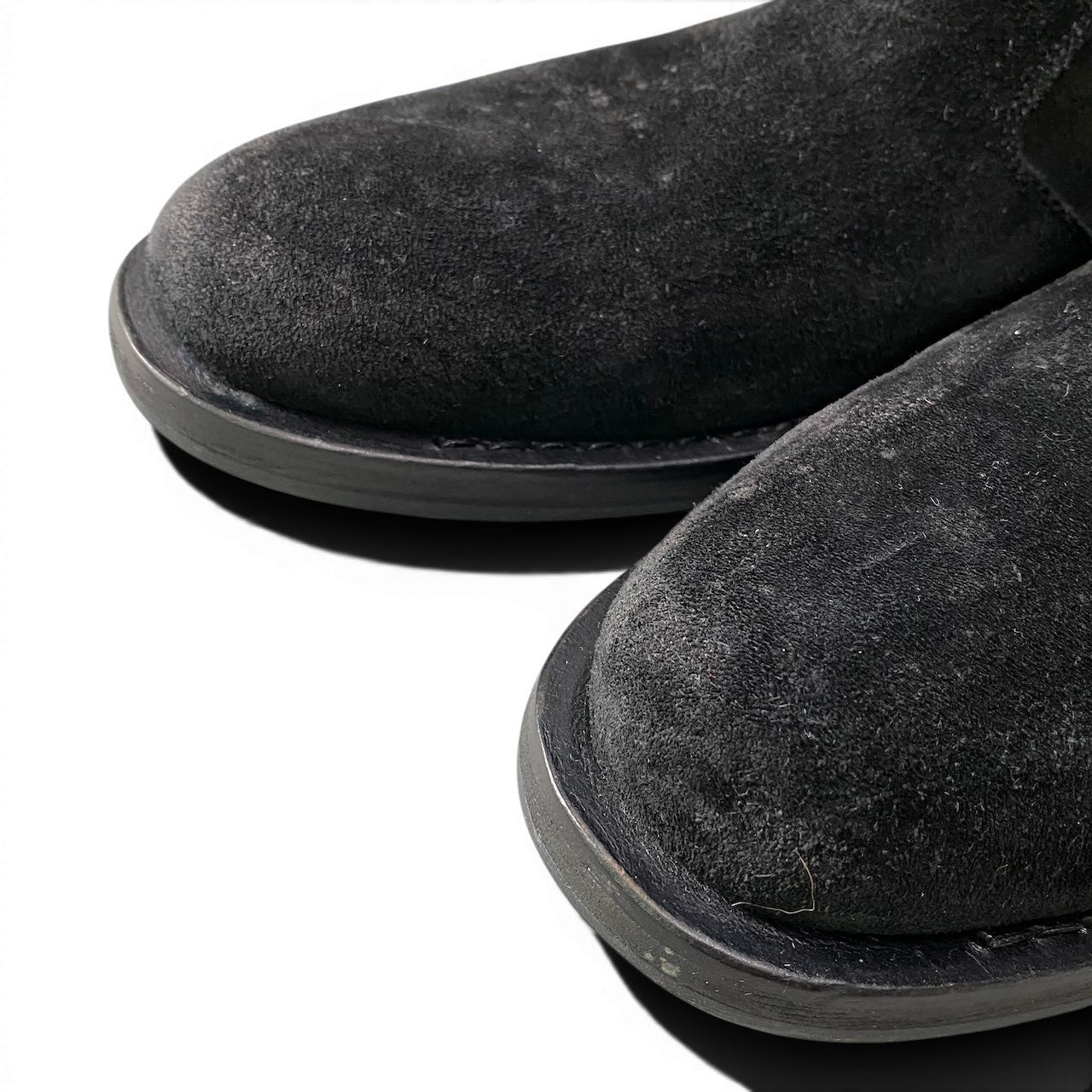 2g7 DIOR HOMME ディオールオム 2004年 エディ期 VOTC スエードレザー ブーツ サイドジップ 42 1/2 ブラック メンズ 紳士靴u02t