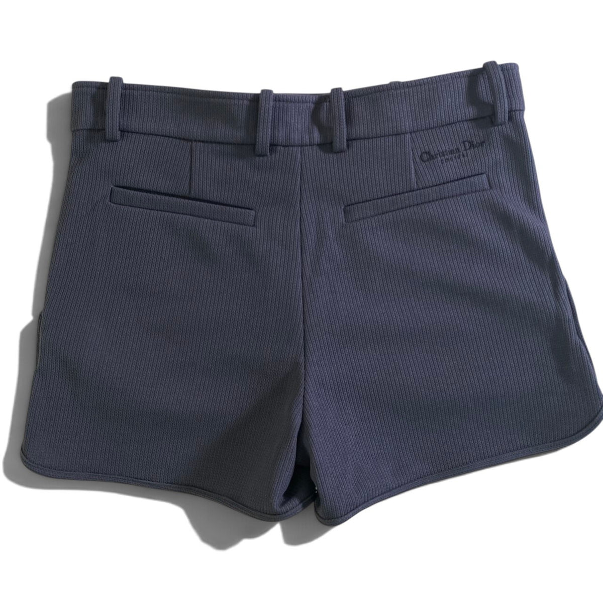 8j26 【未使用タグ付】 DIOR HOMME ディオールオム マイクロ ショートパンツ テクスチャージャージ ショーツ 383J131A0828 サイズM ブルーグレー  メンズu02t